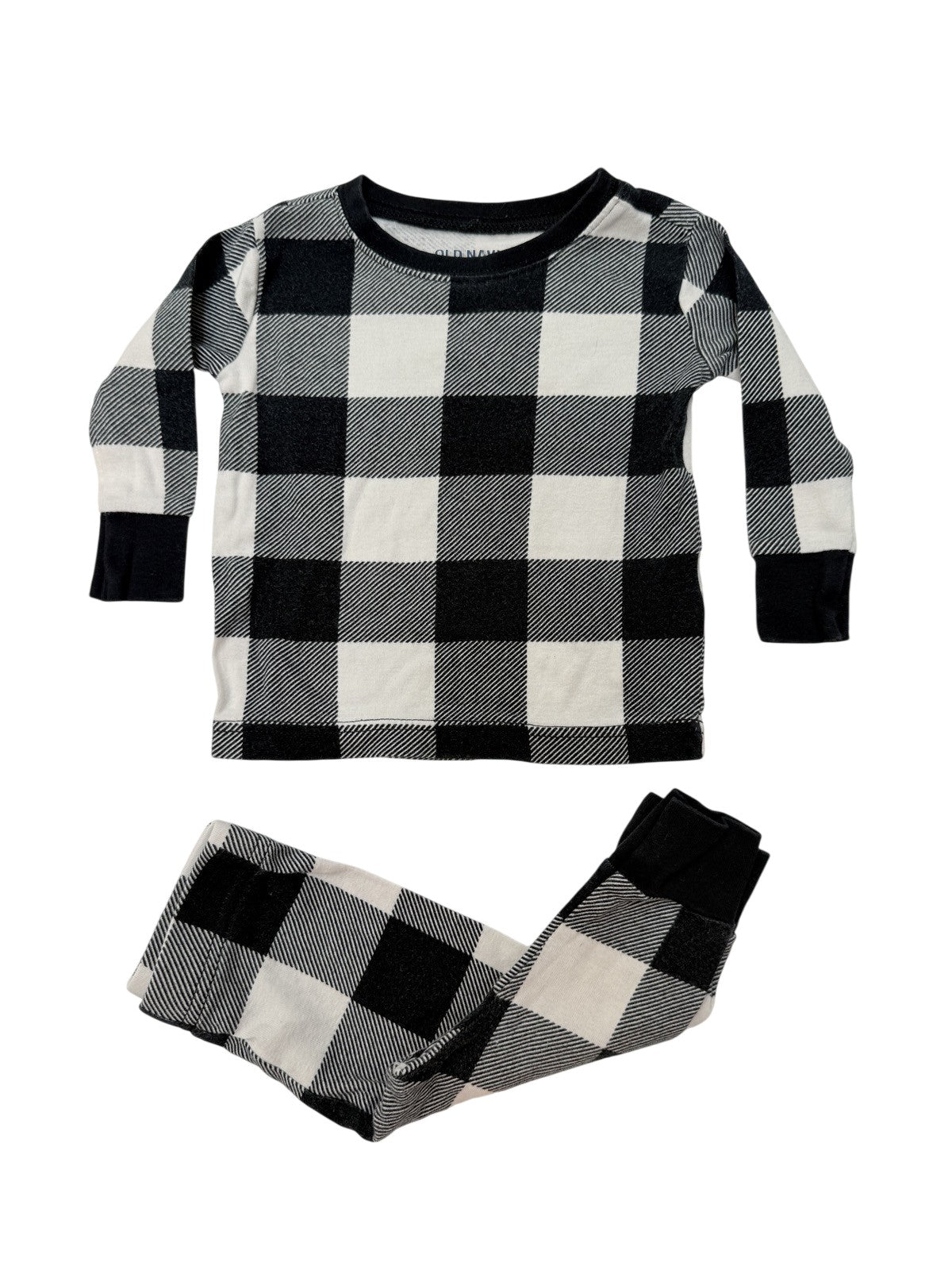 Old Navy Buffalo Check Pajama Set 6-12M