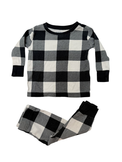 Old Navy Buffalo Check Pajama Set 6-12M