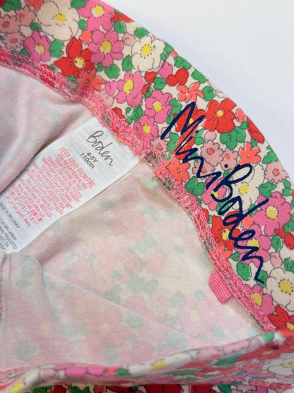 Mini Boden Floral Heart Leggings 4-5Y