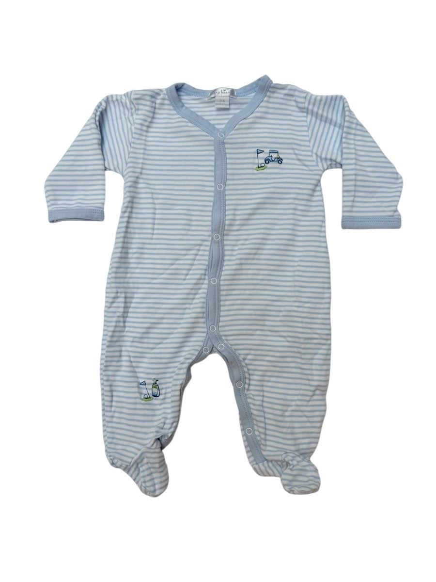 Kissy Kissy Striped Golf Cart Pajama 3-6M