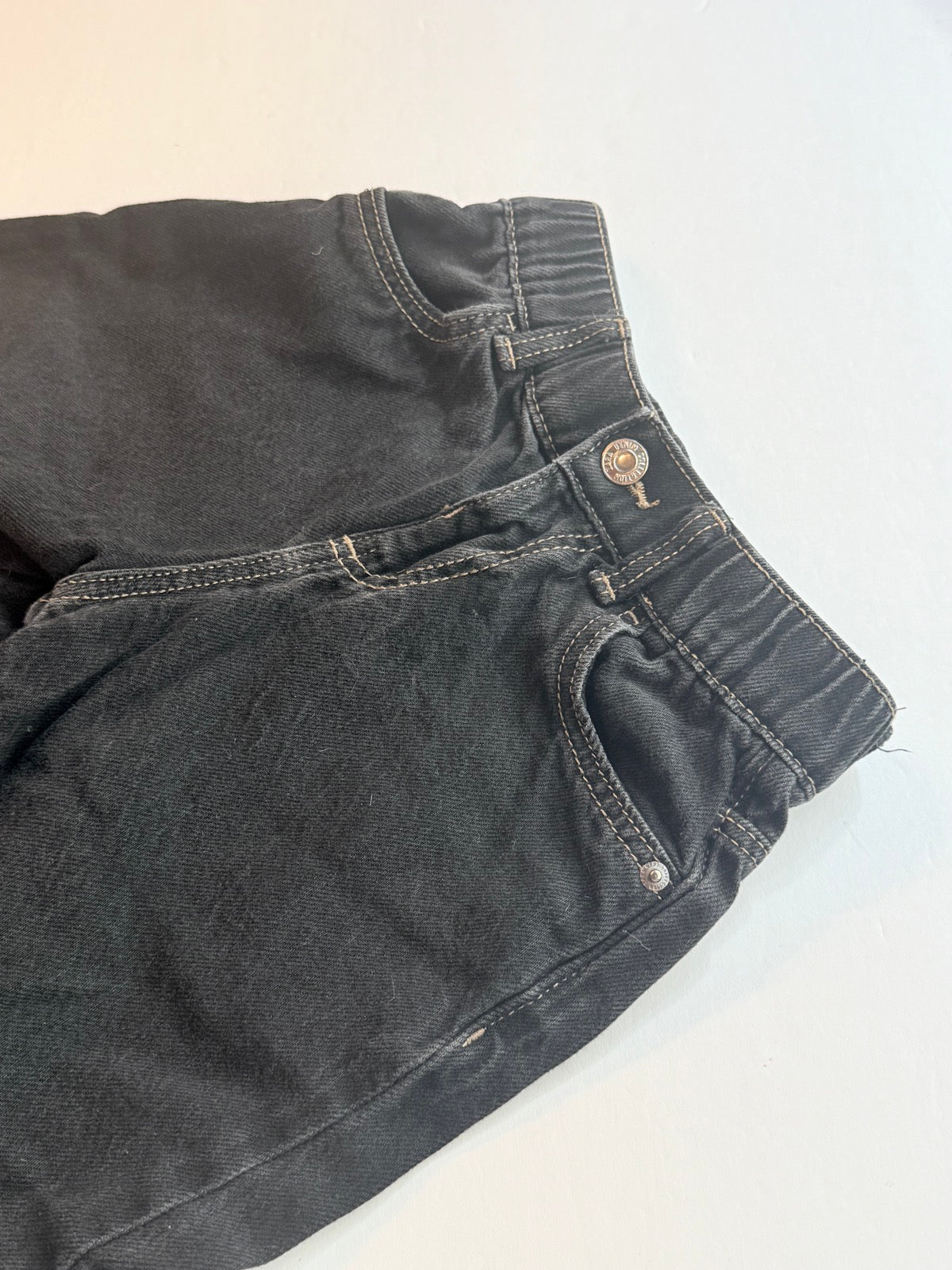 Zara Black Jeans Elastic Waist Kids 5Y