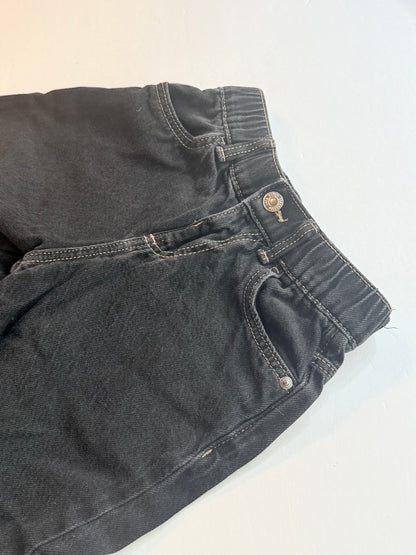 Zara Black Jeans Elastic Waist Kids 5Y