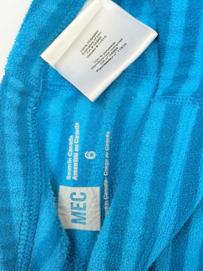 MEC Blue Striped Fleece Pants 6Y