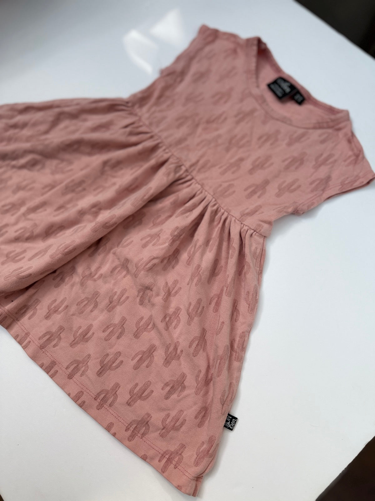 VonBon Organic Cactus Pink Dress 2T