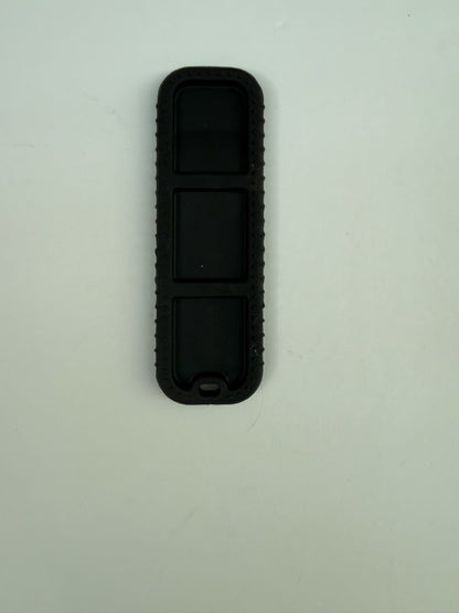 Roku Remote Silicone teether toy Black