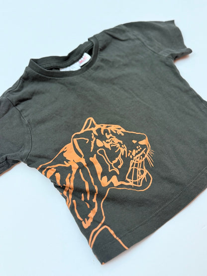 Zara Tiger Graphic T-Shirt 9-12M