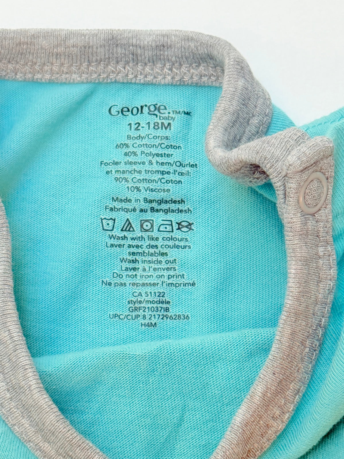 George Baby Good Vibes Only T-Shirt 12-18M
