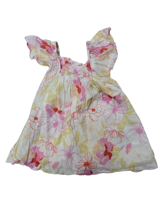 Baby Gap Floral Flutter Sleeve Dress 18-24M