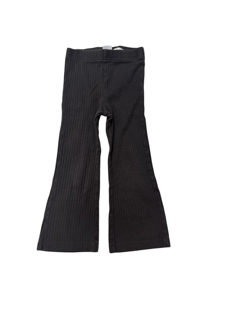 Carter's Gray Ribbed Flare Pants 2T