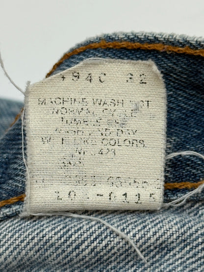 Vintage 1992 Levi's 501 Distressed Denim Jeans Kids Size 5