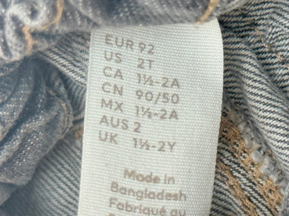 H&M Gray Denim Jeans Size 2T