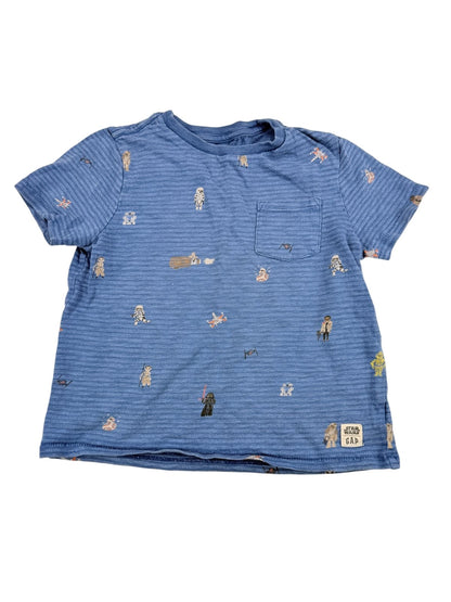 Gap Star Wars Blue Pocket T-Shirt Size S