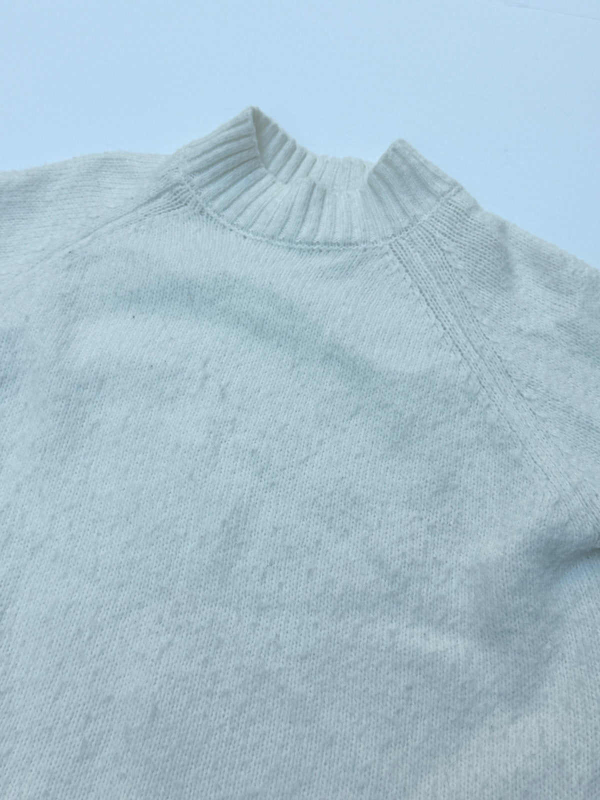 Zara Cream Mock Neck Sweater Size 9-10