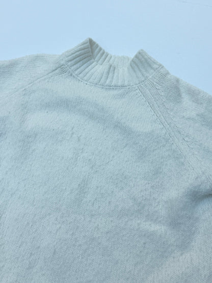Zara Cream Mock Neck Sweater Size 9-10