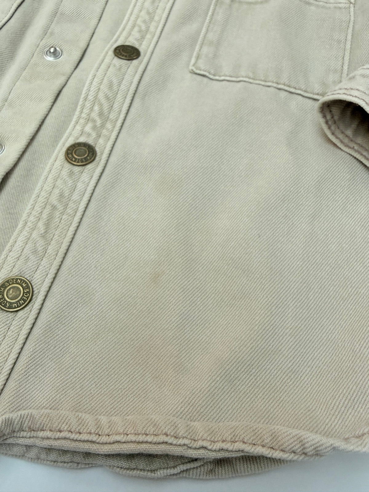 H&M Beige Denim Shirt 2T