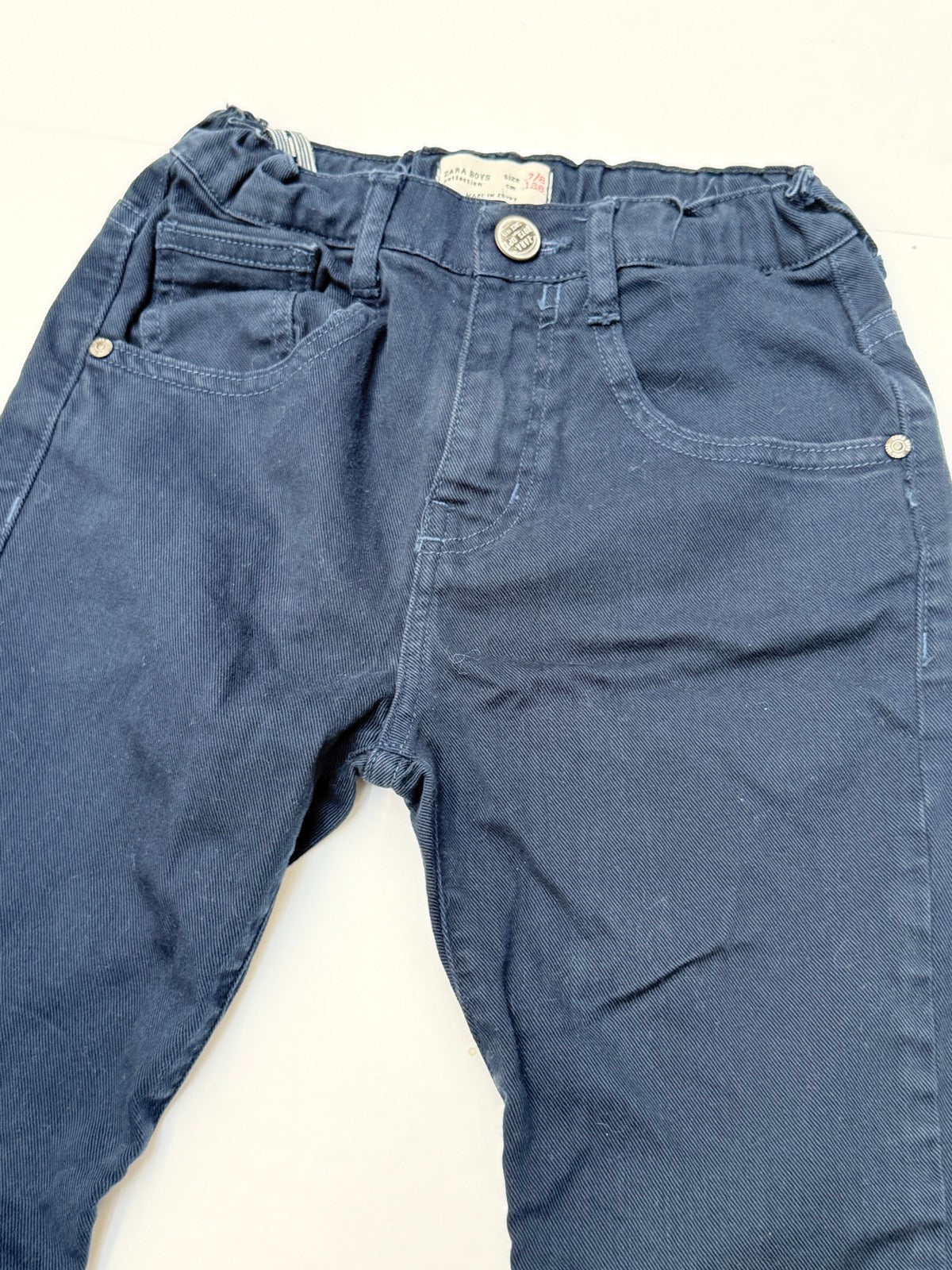 Zara Boys Navy Denim Jeans Size 7/8