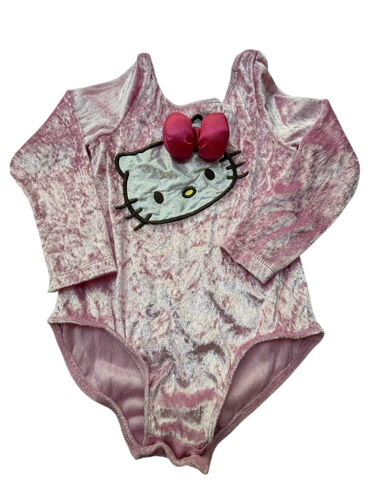 Hello Kitty Pink Velvet Leotard