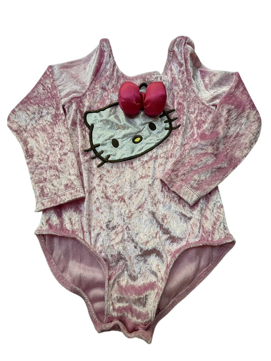 Hello Kitty Pink Velvet Leotard