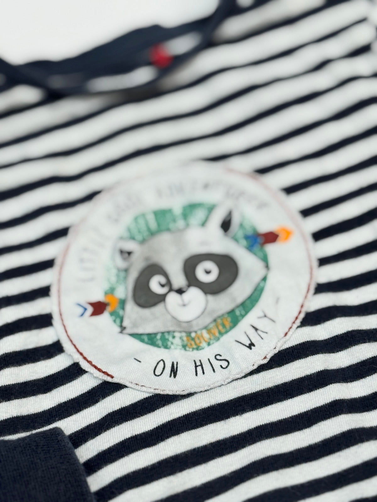 S.Oliver Striped Raccoon Long Sleeve Shirt 6-9M