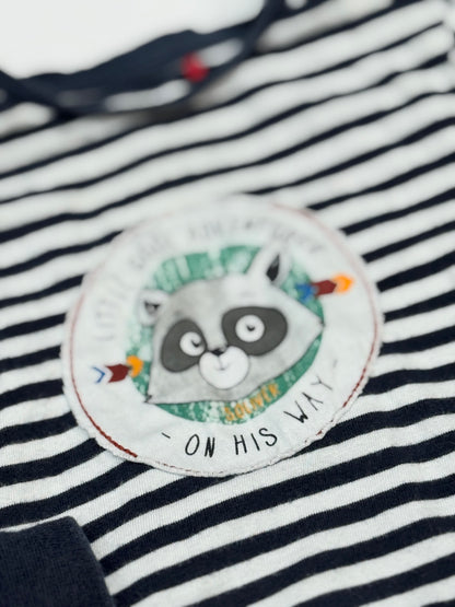 S.Oliver Striped Raccoon Long Sleeve Shirt 6-9M
