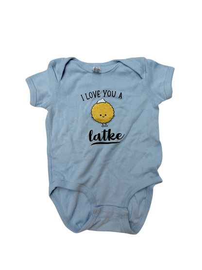 Rabbit Skins Latke Hanukkah Bodysuit 18 Months