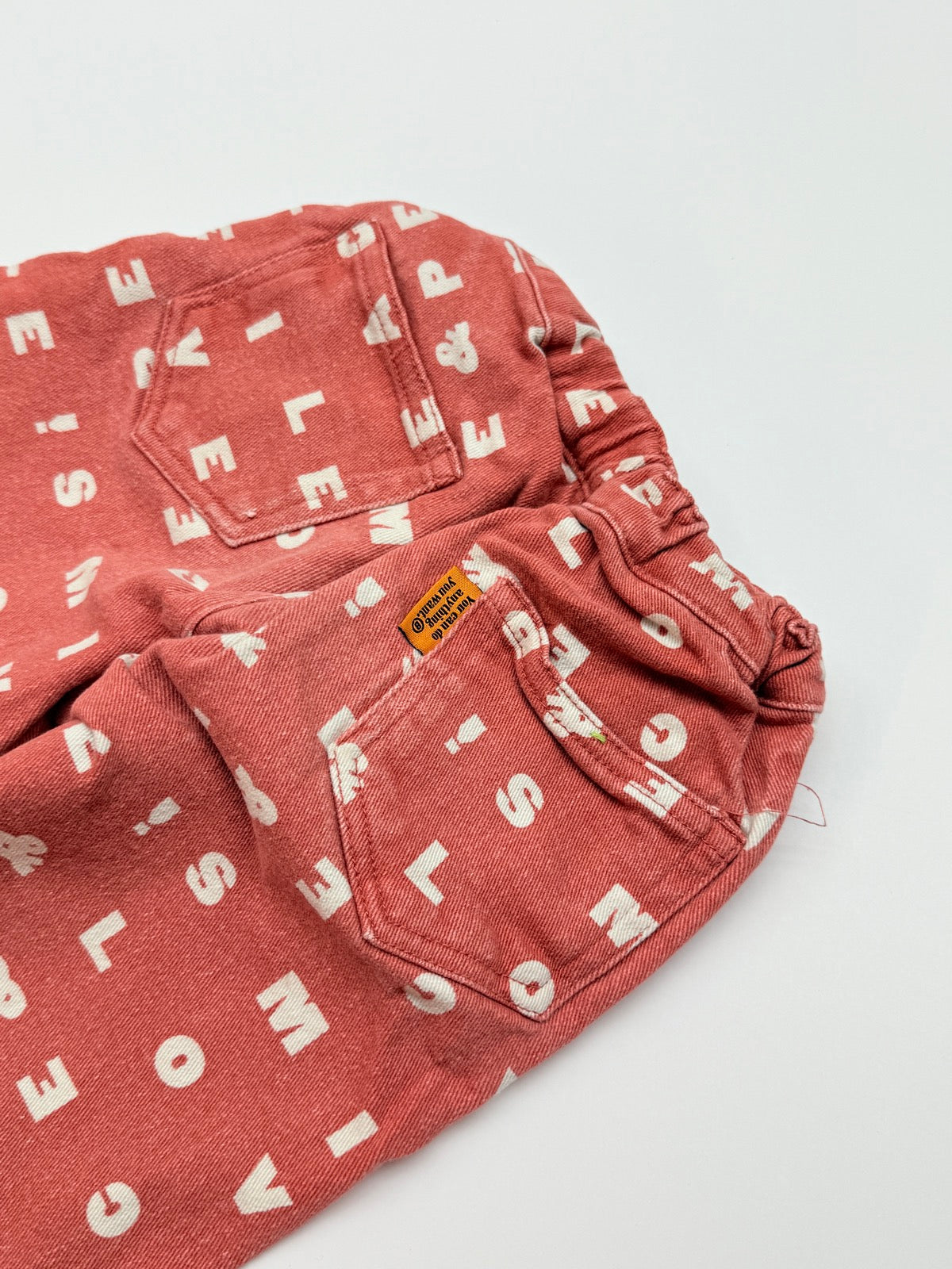 Breeze Letter Print Pants Size 100 - 3/4Y