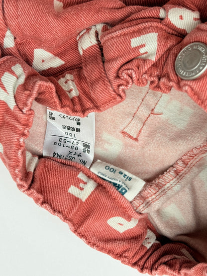 Breeze Letter Print Pants Size 100 - 3/4Y