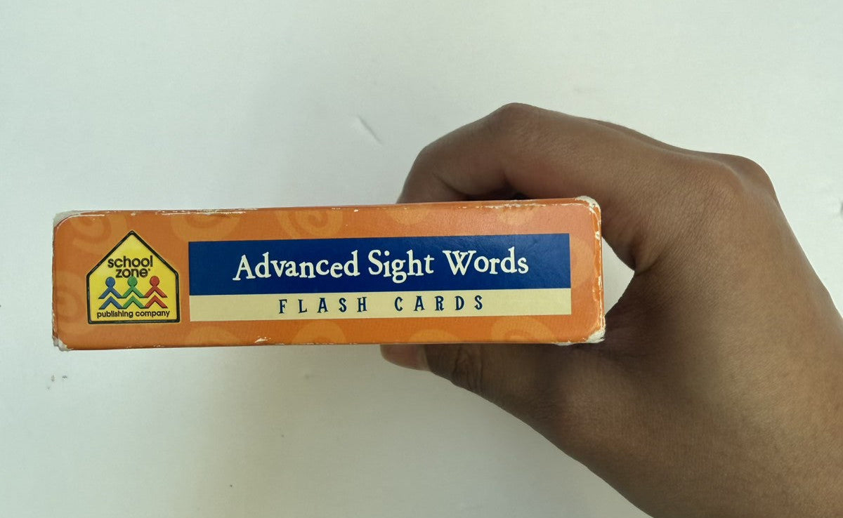 School Zone Advanced Sight Words Flash Cards