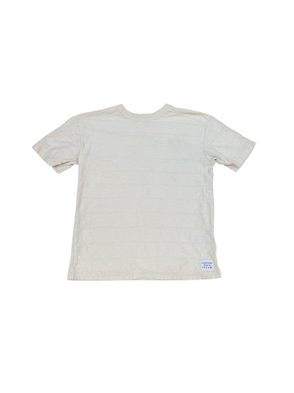 H&M Beige Slub T-Shirt Size 6-8