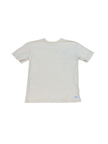 H&M Beige Slub T-Shirt Size 6-8
