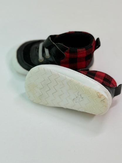 Carter's Buffalo Plaid Sneakers 6-9m