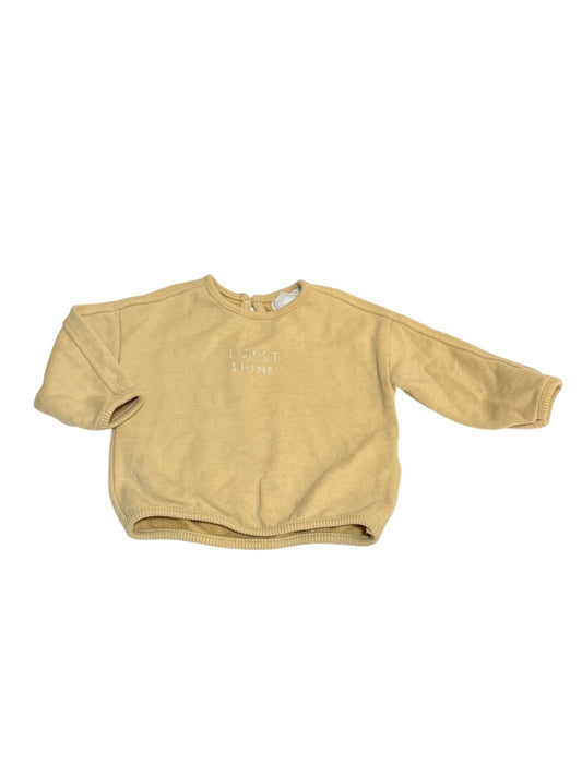 Zara I Just Shine Sweatshirt 1-3M