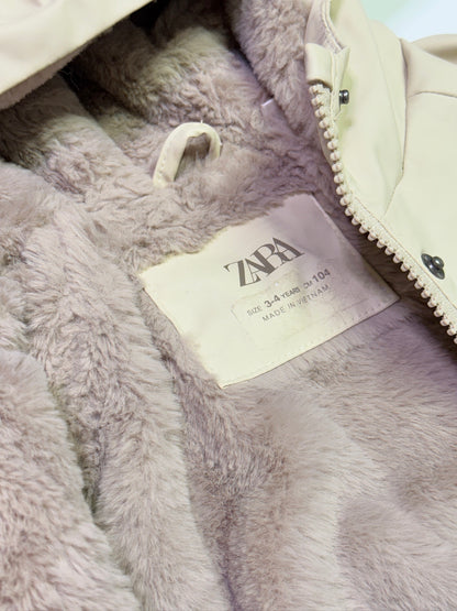 Manteau de pluie doublé Zara 3-4 ans