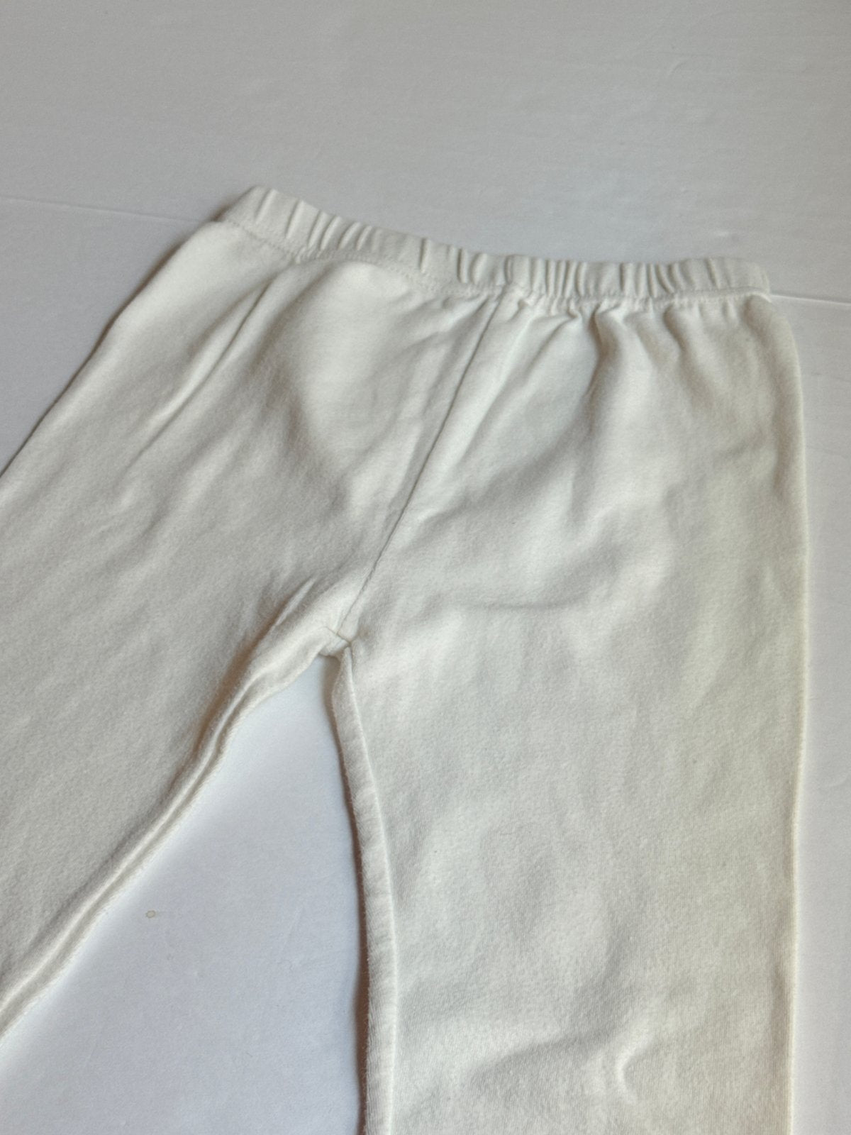 White Bunny Applique Leggings