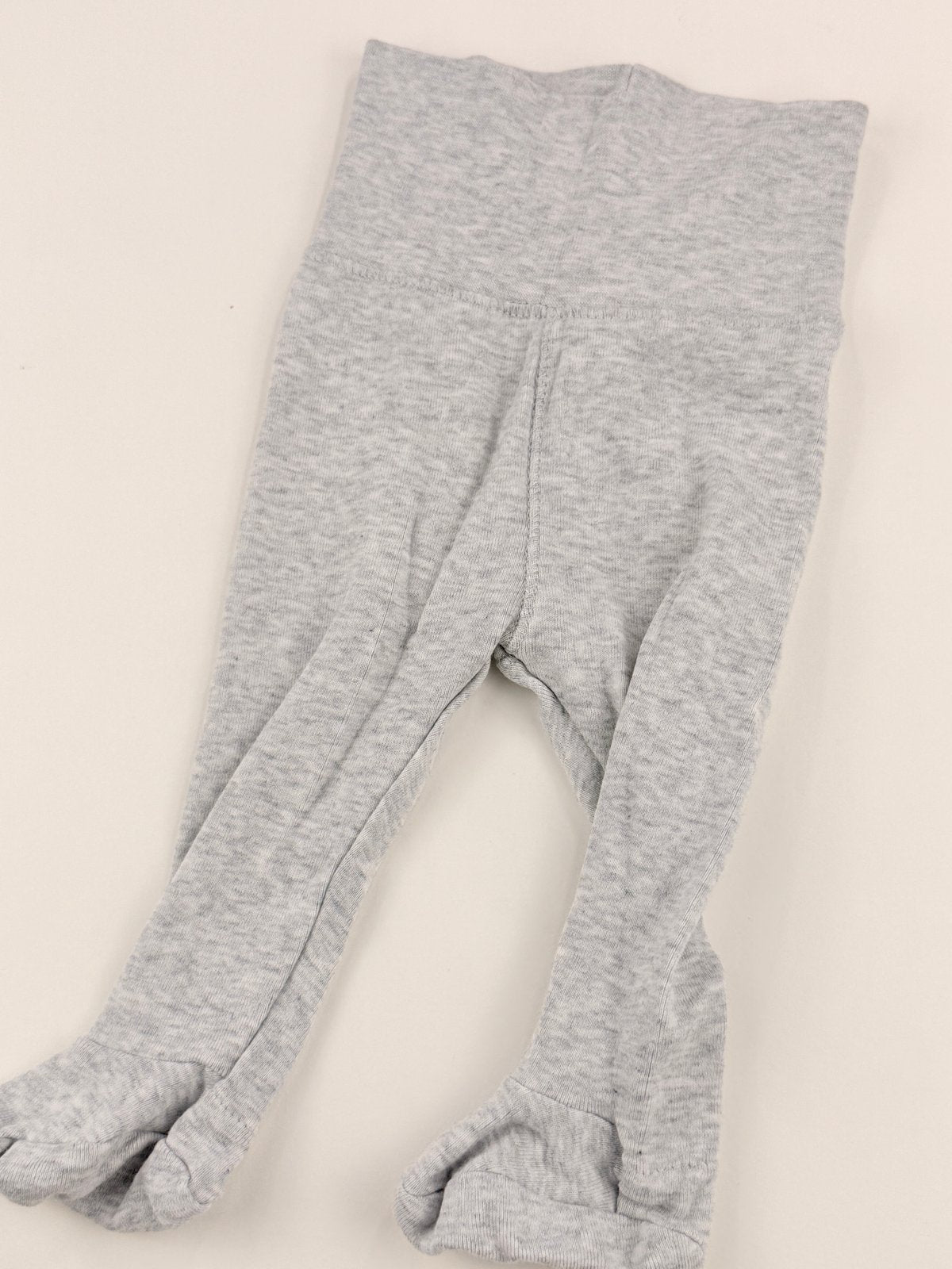 H&M Gray Footed Leggings 0-1M