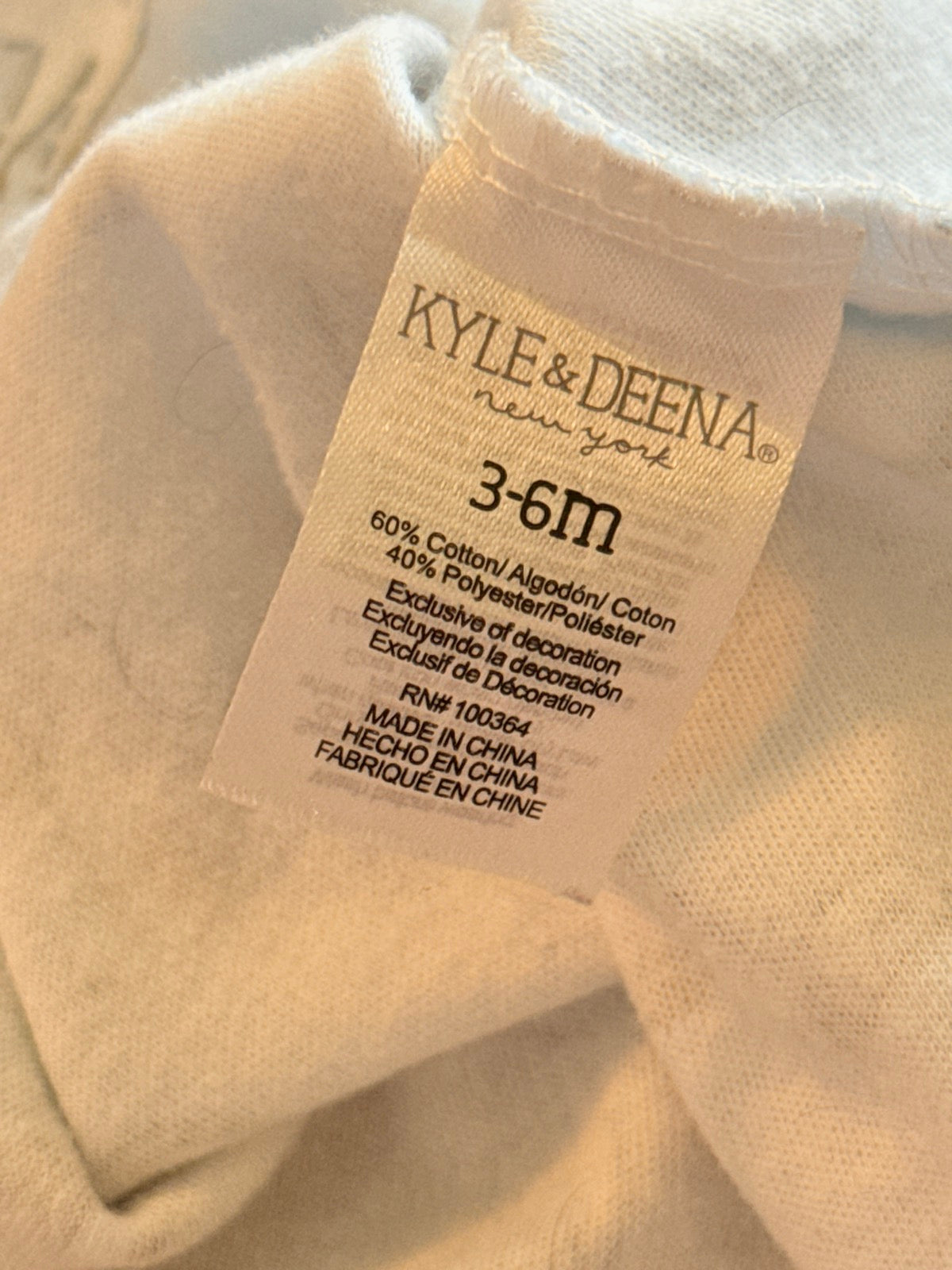 Kyle & Deena Dog Print Bodysuit 3-6m