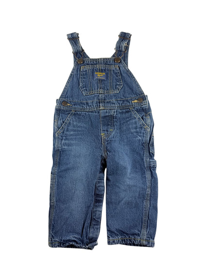 OshKosh B'gosh Denim Overalls 12M