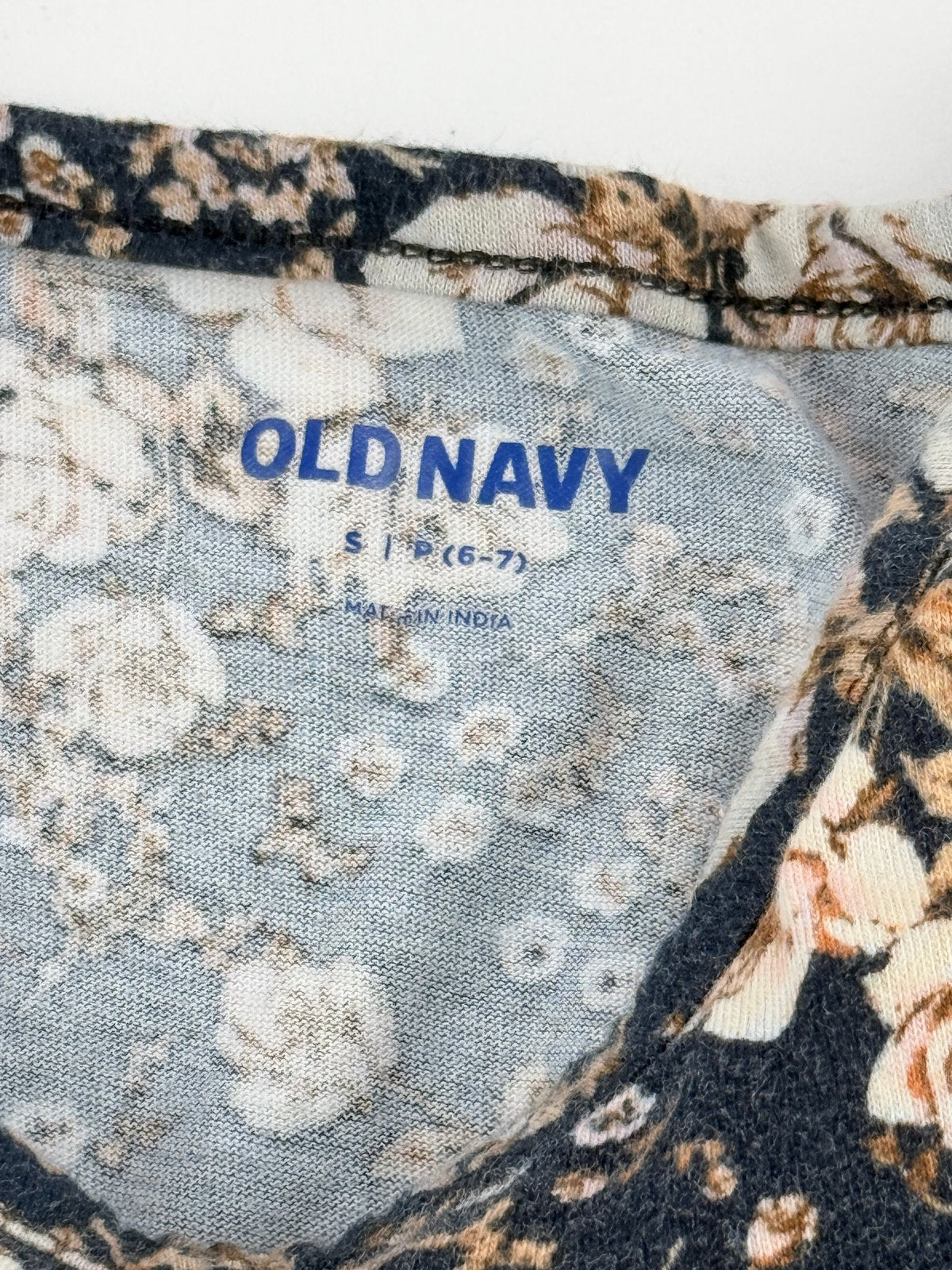 Old Navy Floral Tiered Dress Size S (6-7) 6-7