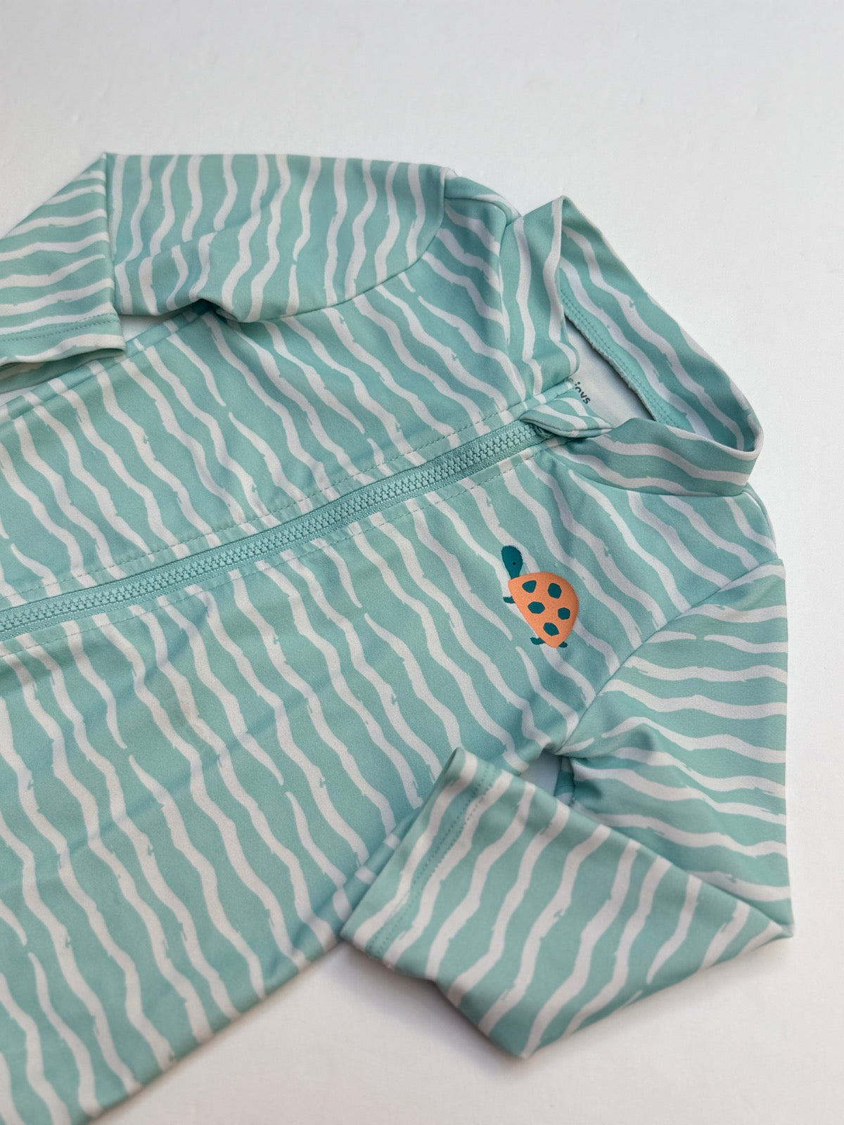 Simple Joys by Carter's Turtle Rashguard Romper 3-6M