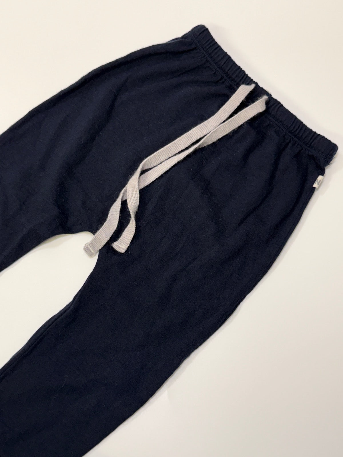Nature Baby Navy Drop Crotch Pants 2-3y
