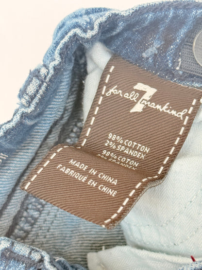 7 For All Mankind Sunny Crop Roll Jeans 12M