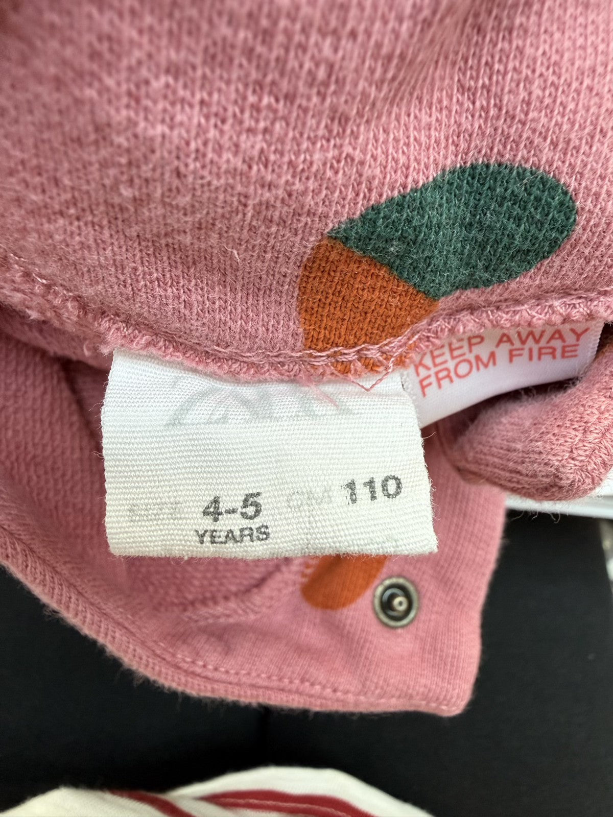 Zara Pink Heart Print Dress 4-5Y
