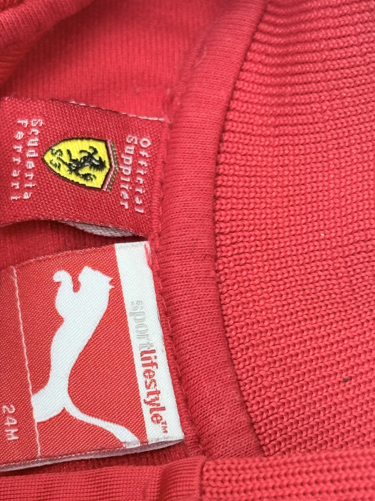 Puma Ferrari Red Track Jacket 24M