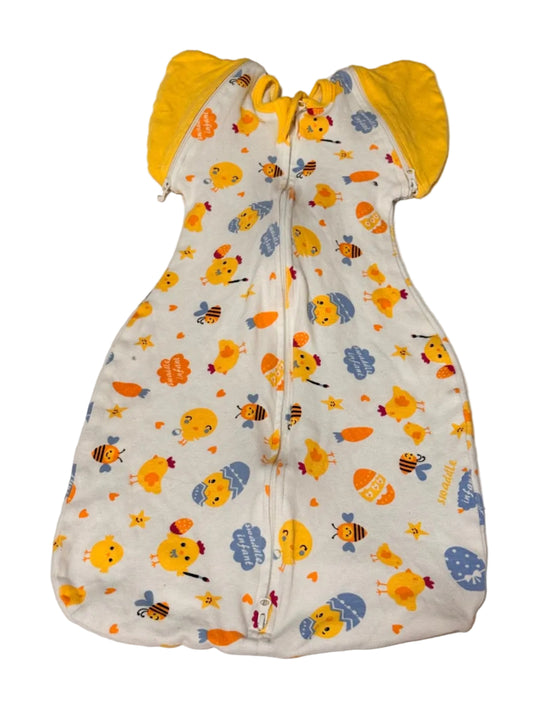 Swaddle Infant Chick Print Sleep Sack 0-6m
