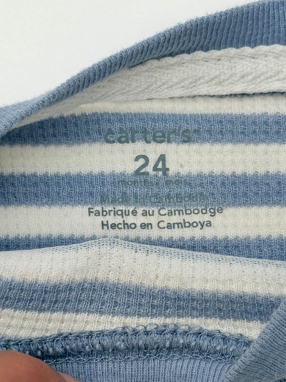 Carter's Polar Bear Thermal Bodysuit 24M