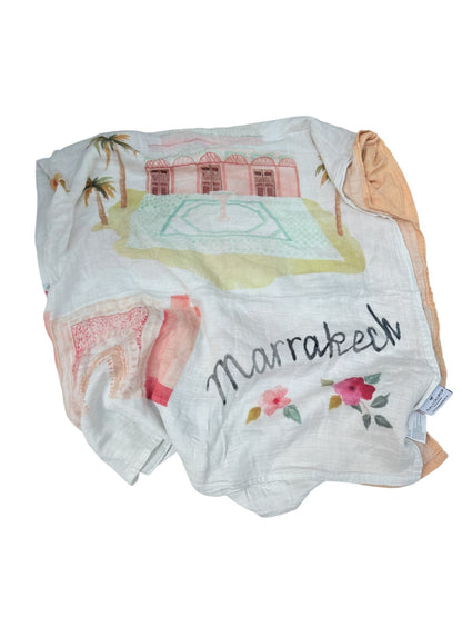 Loulou Lollipop Marrakech Muslin Swaddle Blanket