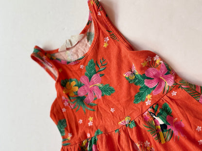 H&M Tropical Floral Dress Size 3 4T