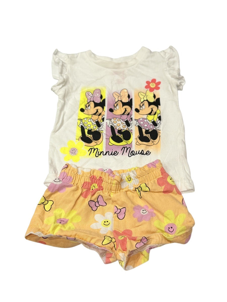 Disney Minnie Mouse Tee & Shorts Set 12M
