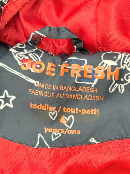 Joe Fresh Marching Band Print Puffer Jacket 4T