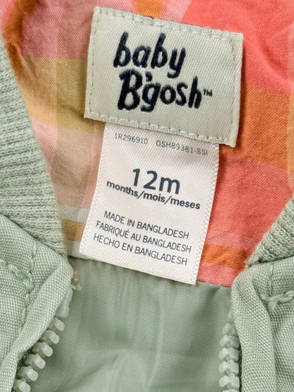 baby B'gosh Sage Green Bomber Jacket 12M